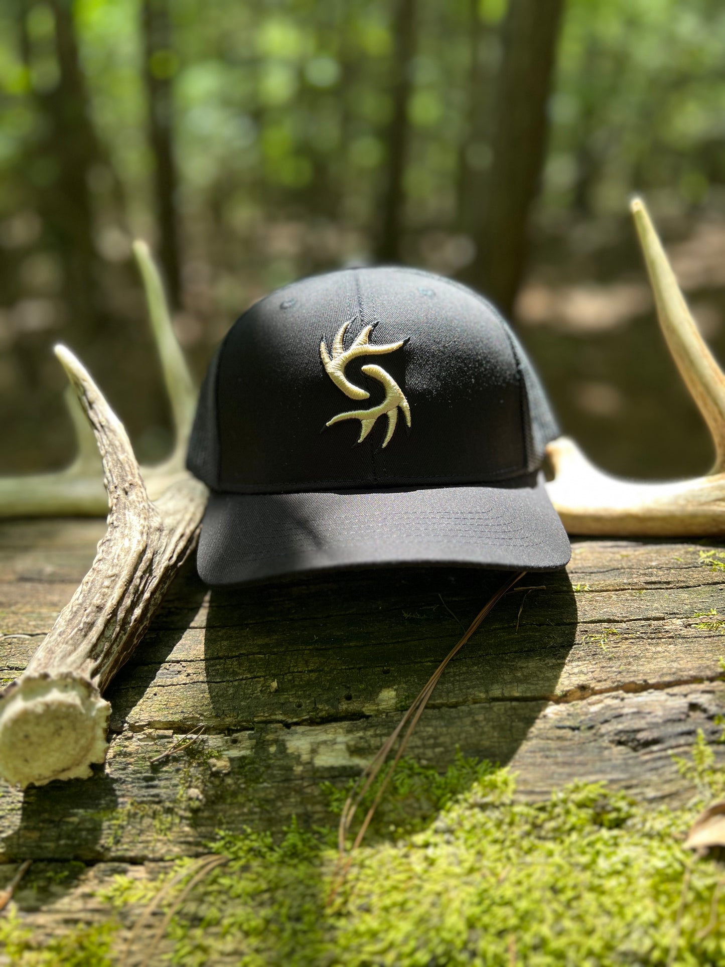 Black Antler Trucker Hat