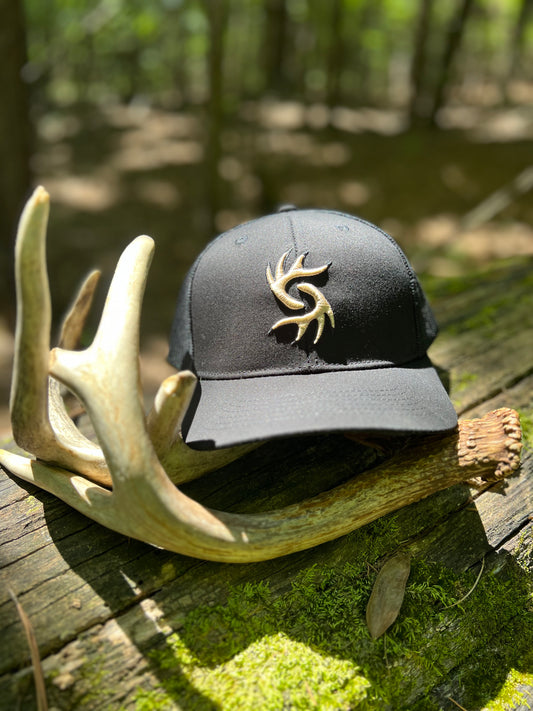 Black Antler Trucker Hat
